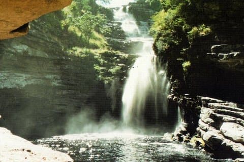 Wanderung zum Sossego-Wasserfall