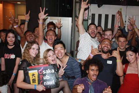 Tournée des pubs d'Osaka et excursion dans la vie nocturne