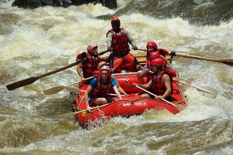 White Water Rafting High Water in Zambia February to July