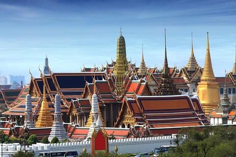 Halvdags Royal Grand Palace og Bangkok Canal Group Tour