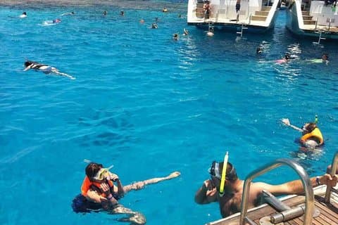 Parco di Ras Mohamed e tour di snorkeling di White Island in barca