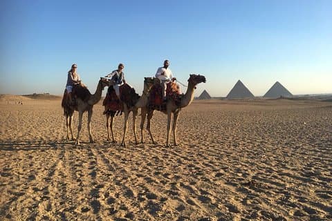 Explore The Pyramids Of Giza With Camel Ride