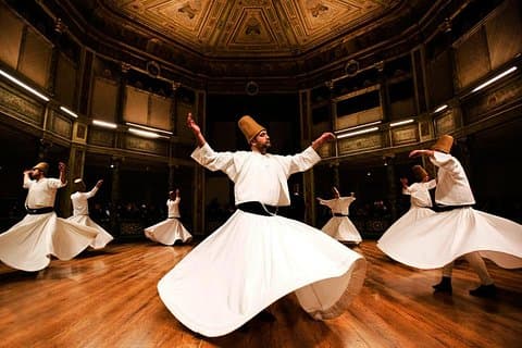 Dervishes (Sema) Ceremony i Kappadokien