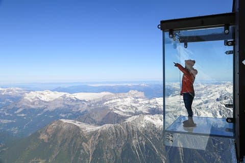 Tour privato a Chamonix Mont-Blanc Scenic Glass-Roof Bus