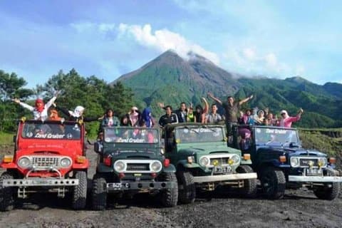 Merapi Volcano e Pindul Cave Tour da Yogyakarta