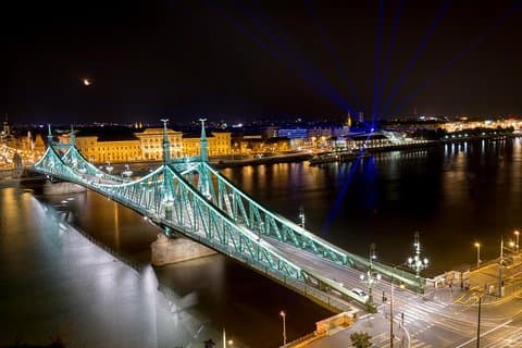 Budapest om natten: Privat TukTuk Tour af belyste vartegn