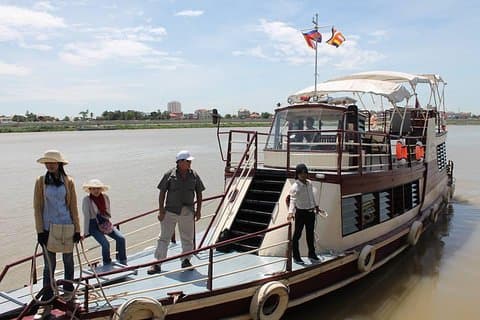 Cruzeiro/excursão rodoviária de ida no rio de Phnom Penh a Siem Reap ou Siem Reap a PP