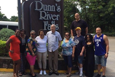 Jamaica Beste Watervallen Tour, Mobay Bay naar Dunn's River / Blue Hole