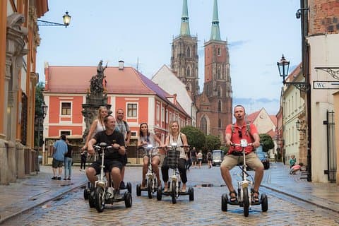Grand E-Scooter (3 wheeler) Tour of Wroclaw - hverdags tur kl 9:30