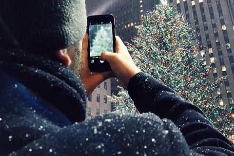 Tour a piedi di Natale privato a New York
