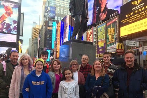 Small-Broadway Theatre District och Times Square Walking Tour