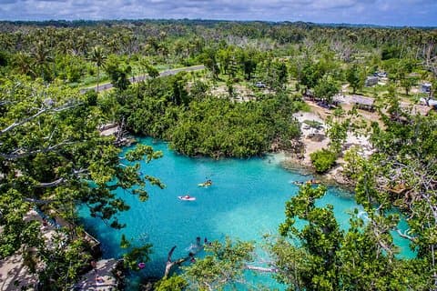 Culturele Vanuatu-tour, Blue Lagoon en Eden On The River-tour van een hele dag