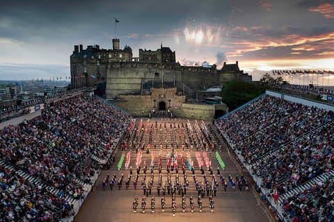 Royal Military Tattoo Edinburgh City Tour Rosslyn Chapel and Dinner