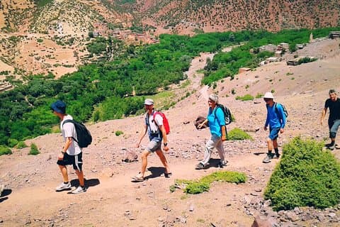 Trek de 3 jours dans les montagnes de l'Atlas au départ de Marrakech: les vallées d'Imlil et d'Azzaden