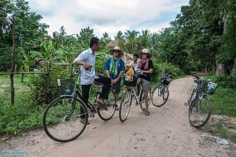 Fietsen en Remote Temple Tour volledige dag