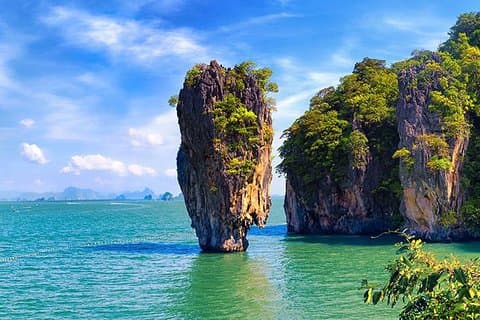 Premium Sea Canoeing Trip på Phang Nga Bay Speed Boat Tour