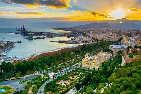 Høydepunkter i Malaga, gamlebyen og utsiktspunkter