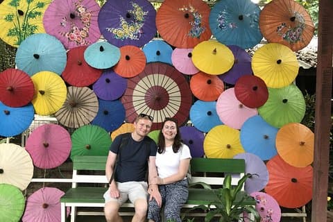 San Kamphaeng Artisan Village og Thai håndverk opplevelse