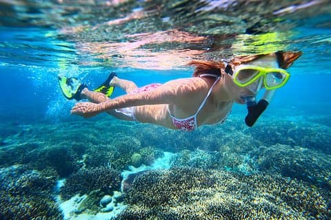 Abrolhos Islands Scenic Flight & Snorkel Adventure fra Perth