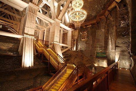 De Cracovie : visite guidée de la mine de sel