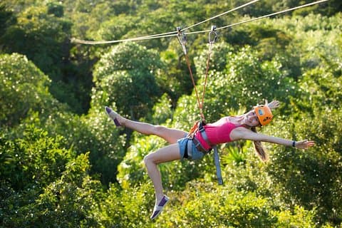 Visite du cénote de Playa del Carmen : plongée en apnée, descente en rappel et tyrolienne