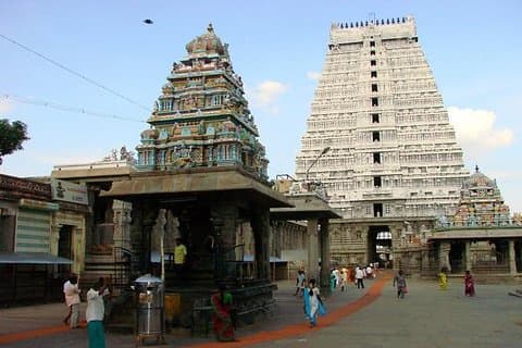 Excursion d'une journée au temple Tiruvannamalai et à l'ashram Sri Ramana de Pondichéry