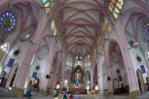 Basílica De Nossa Senhora De Lourdes, Poondi De Trichy