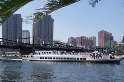 Excursion en bateau de la ville de Tianjin et de la rivière Haihe au départ de Pékin en train à grande vitesse