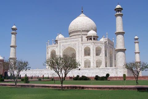 Samme dag Taj Mahal tur med bil fra Delhi