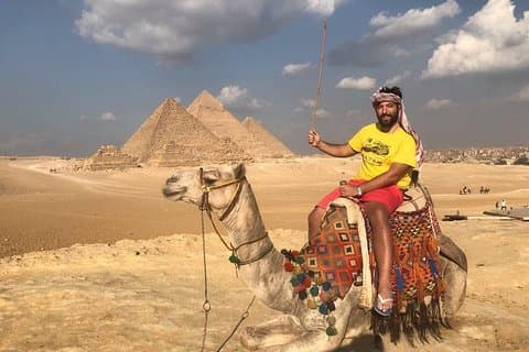 Giza Pyramider, Sphinx og Egyptisk Museum Dagstur med kameltur og frokost