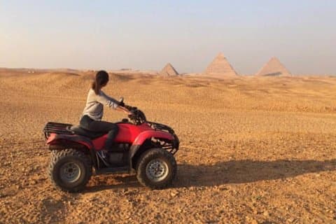 Quad Radtour um Giza Pyramids Private Wüstensafari