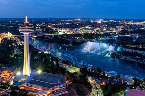 Skylon Tower, Niagara Falls Ontario Observation Deck Adgang