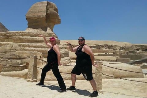 Pyramides privées de Gizeh, temple du Sphinx et de la Vallée