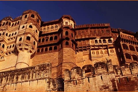 Diner met uitzicht op Mehrangarh Fort, Jodhpur