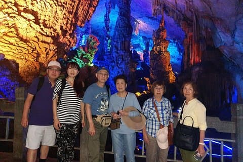 Guilin Reed Flute Cave & Yao mountain e Daxu tour della città vecchia con il pranzo