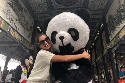 Cidade natal do panda gigante e descoberta taoísta da montanha de Chengdu