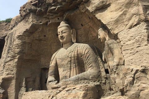 Privédagtocht naar de Yungang-grotten en de hangende tempel met lunch van Datong