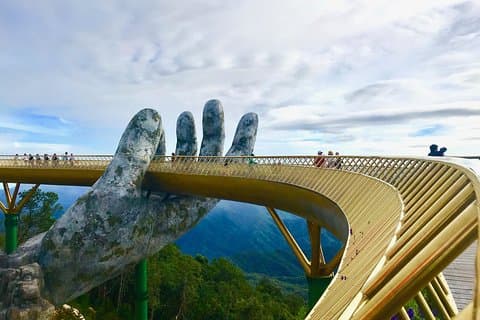 Solnedgang på Ba Na Hills og Golden Bridge Danang - SOMMERKORT!