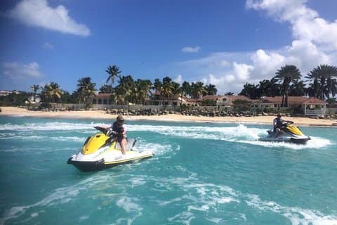 JetSki och Beach