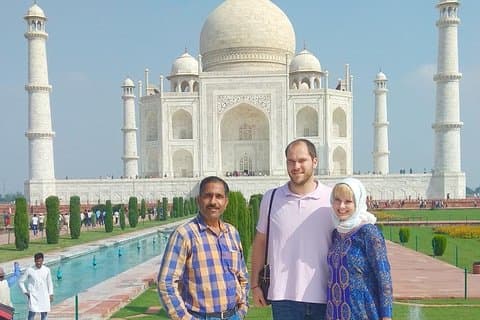 Privat Taj Mahal, Agra Fort & Fatehpur Sikri Dagstur från Delhi
