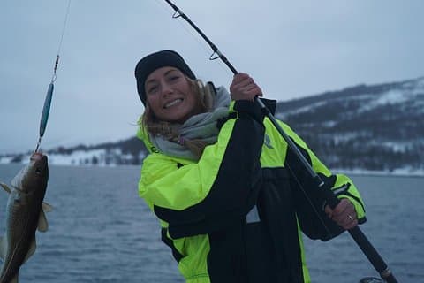 Fisketur med luksuskatamaran i Tromsø