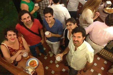 Privat utanför misshandlad väg Tapas Tasting i Sevilla