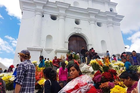 Volledige dagtour: Chichicastenango Maya-markt en Lake Atitlan vanuit Antigua