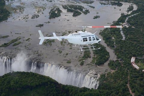 Vol en hélicoptère 12/13 minute (Zimbabwe)