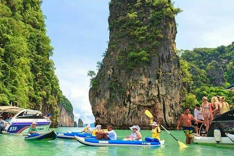 Phuket to James Bond Island: Longtail Boat Tour with Sea Canoeing