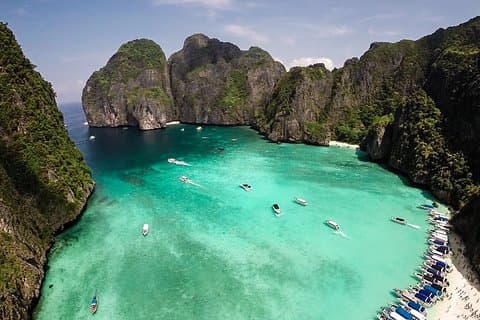 Phi Phi Island Exploration by Private Longtail Boat & Lunch