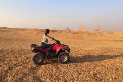 1 Stunde ATV in Gizeh Pyramiden von Kairo