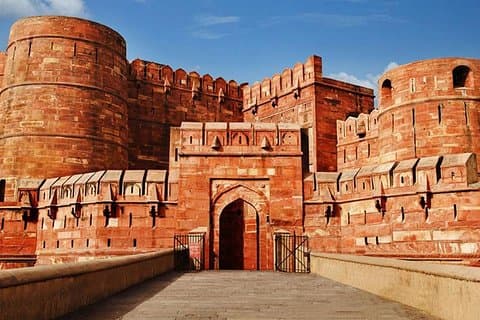 Skip-the-line: Agra Fort Entrébiljett med guidad tur