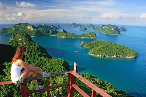Ko Samui Angthong Marine Park Full Day Tour with Snorkeling & Sea Kayaking