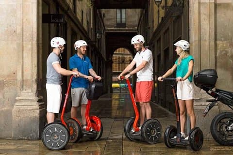 Visite des initiés en Segway